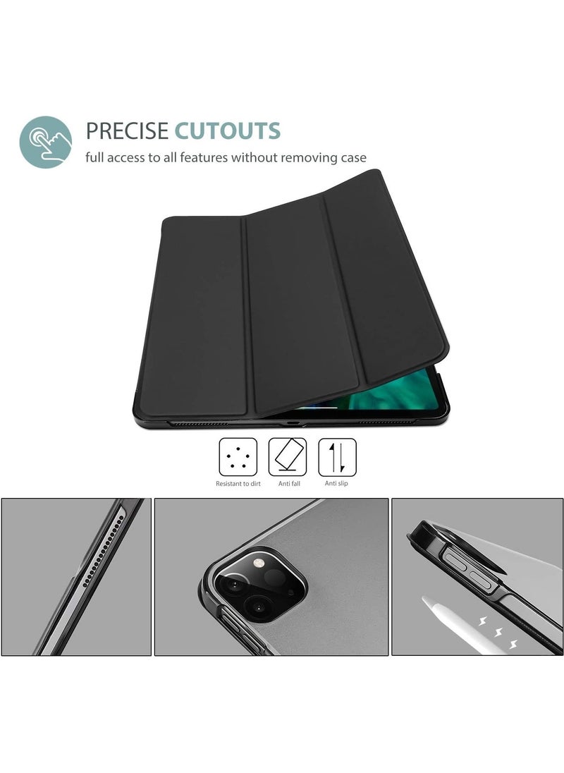 Apple iPad Pro 11 Inch 2022 4th Generation A2435, A2761, A2762 Series Basic Smart Case with Horizontal Stand and Sleep Mode