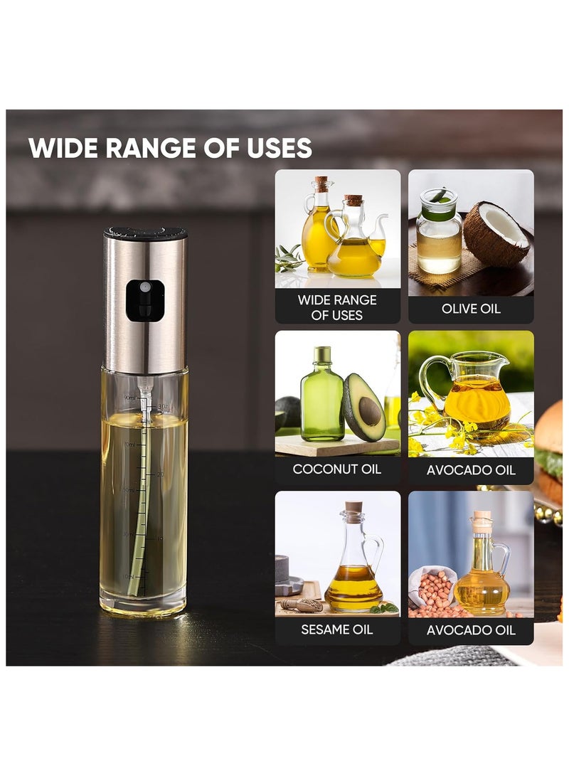 Rscy Oil Sprayer for Cooking, Olive Oil Sprayer Mister, Olive Oil Spray Bottle, Olive Oil Spray for Salad, BBQ, Kitchen Baking, Roasting,White - Image 2