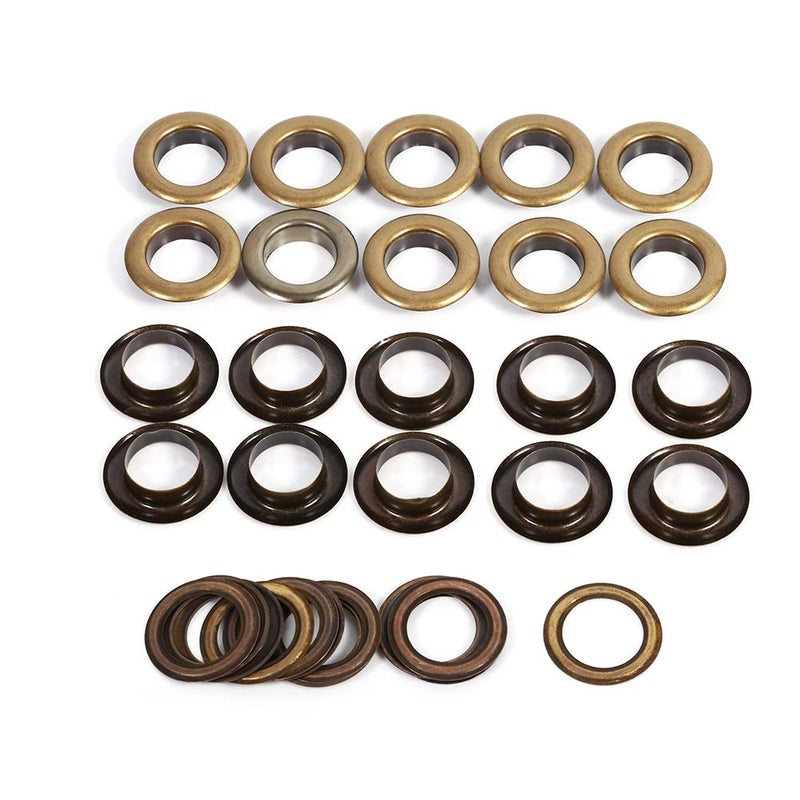 Climate adapted upgraded quality HEEPDD Eyelet Grommets Set, Grommet Kits Eyelets 20/100 Sets for Shoelaces Belts Leather Craft Scrapbooking Decoration, Brass and Iron Round Garment (17mm 20sets) Global upgraded practical design General purpose design Flexible purchase choices Local & cross border ship compatible Light sturdy raw material Tight fitted parts Narrow & wide space compatible Durability boost selected material Ready varied options Integrated practical design Classic trendy design picks Long lasting universal build Globally engineered build Storage transit efficiency build Wear resistant Space saving design picks Classic design alternatives Cost saving user oriented build Anti slip Wide use compliant quality Assorted color options Stable inert material Public demand affordable quality All user affordable trusted quality - Image 3