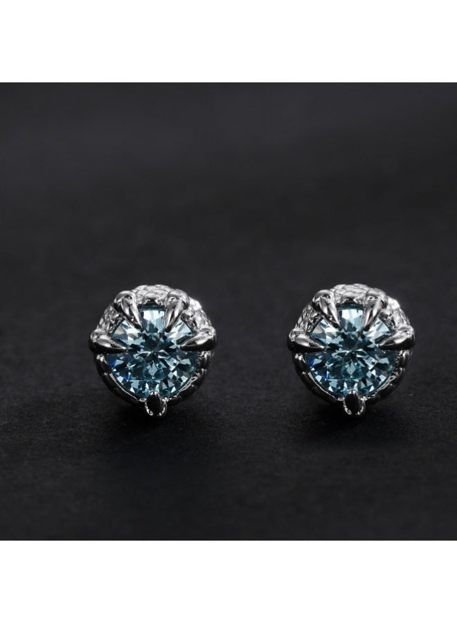 لاتين أقراط مغناطيسية من الفولاذ المقاوم للصدأ للرجال والنساء، غير قابلة للثقب، مضادة للحساسية، زوج واحد - Image 2