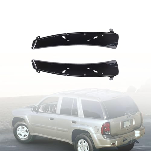 1409KMT LH & RH Rear Hatch Lift Gate Trim Molding Panel Replacement for 2002-2009 Chevrolet EXT Trailblazer 15067214, 15067215 - Image 1