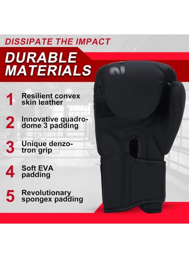 أوزيغالور قفازات تدريب الملاكمة للرجال والنساء، 14 أونصة - للملاكمة، الأكياس الثقيلة، الملاكمة التايلاندية، الكيك بوكسينغ و MMA - Image 3