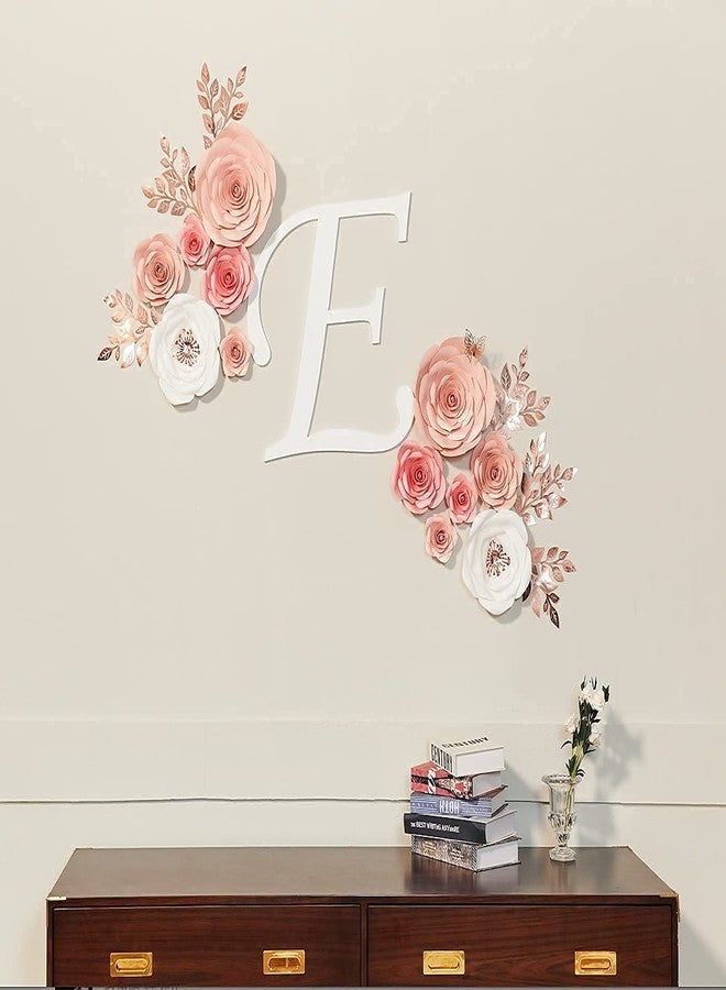 Pardecor Paper Flowers Decorations for Wall, Large 3D Artificial Fake Flower Wall Decor Baby Girl Boy Nursery Room, Bridal Shower, Wedding Centerpiece, Party Backdrop - Image 5