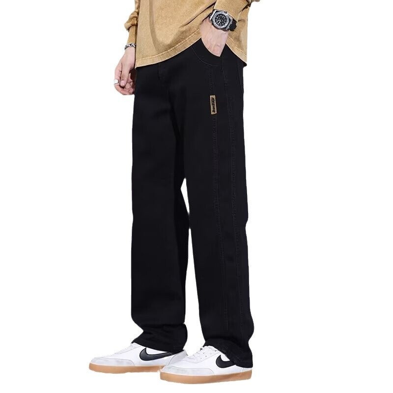 Unisex Classic Denim Jeans Loose Fit Daily Outdoor Wear - Image 4