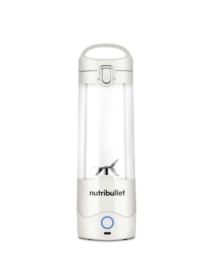 nutribullet Portable Blender for Protein Shake, Smoothie, Frozen Fruit & Ice, Tritan Plastic, BPA-Free with Handled Sip Lid, USB-C Rechargeable 2200mAh Battery, Dishwasher Safe Parts, 475 ml 100 W NB-PB475W Off White - Image 2