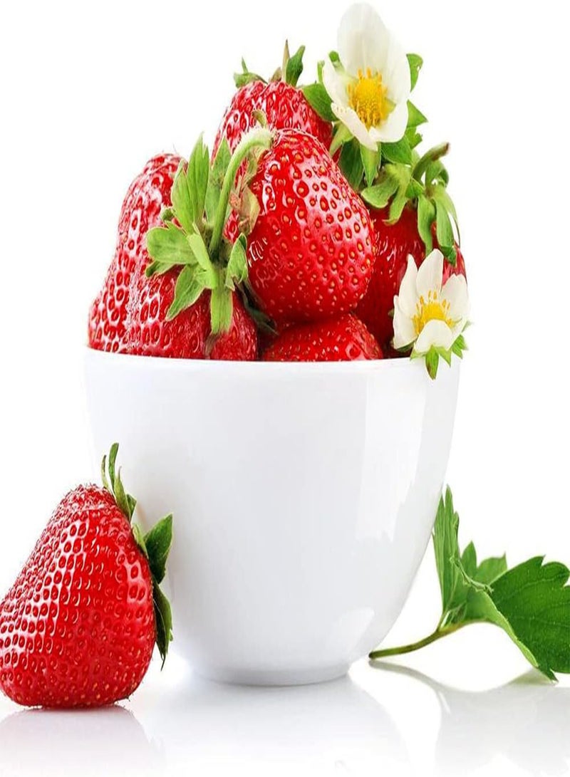 GGOOT 100pcs Strawberry Seeds for Greenhouse Planting Heirloom Red Fruit Bright Color Sweet Smell Refreshing Easy to Cultivate - Image 1