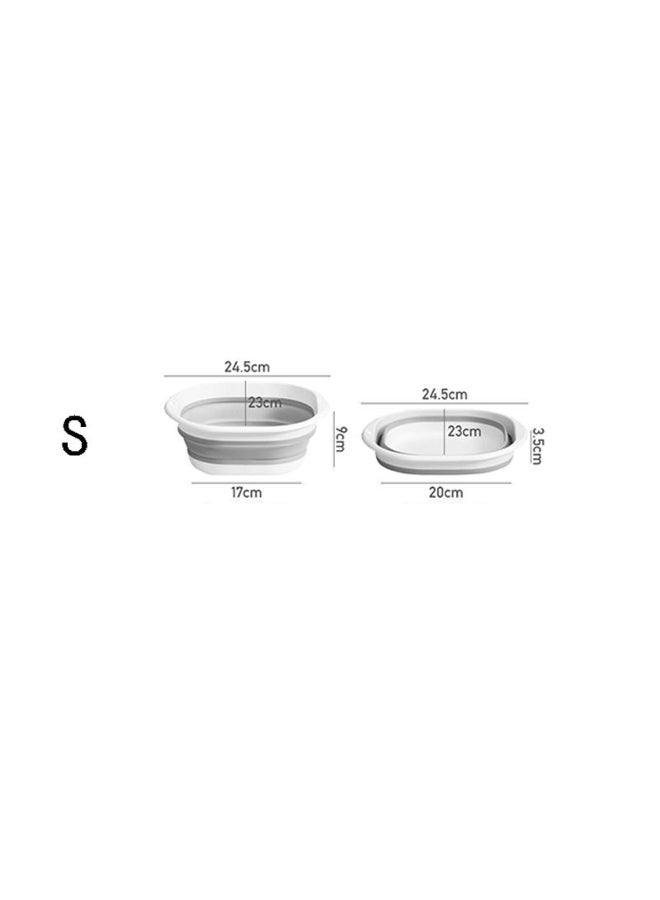 Folding Foot Bath Basin Portable Plastic Foot Soak Tub for Home Use Multipurpose Wash Basin  - Image 1