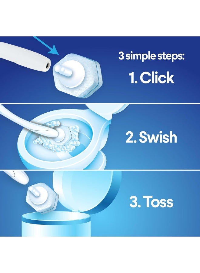 Clorox مجموعة تنظيف المرحاض من كلوركس تواليت واند، تواليت واند، عربة و 6 عبوات إعادة تعبئة، عبوة من 6 - Image 3