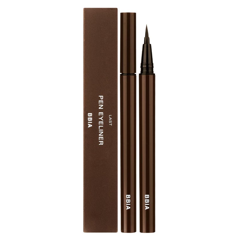 BBI@ BBIA BBIA Last Pen Eyeliner - Waterproof Liquid Pen Eye Liner Long-Lasing Quick Dry Multi-Proof Easy Drawing Ink Tank Type with Precise & Flexible Fine Brush No-Skip Korean Eye Makeup (03 CHOCO BROWN) - Image 1
