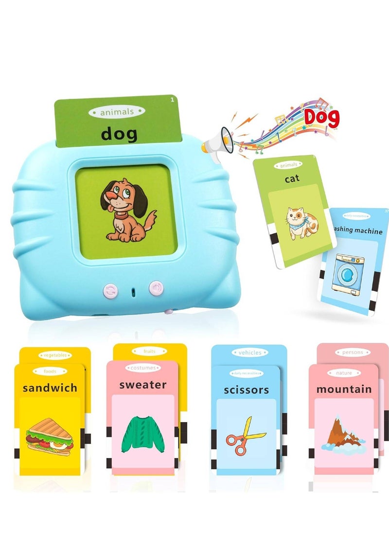 Generic Card Reader for Teaching Children, Developing Language Skills, and Memorizing Words (Light Blue-Rose)  - Image 5