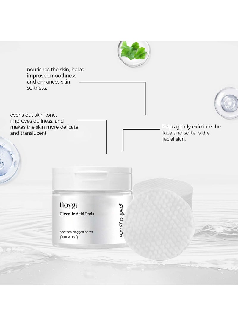 Glycolic Acid Exfoliating Pads | With Glycerin & Centella Asiatica Extract Hydrates & Brightens Skin Softens & Smooths - pzsku/Z346412FF5183622175E0Z/45/_/1740560675/12e6af80-41c1-48a6-ab13-a69c1c29db48