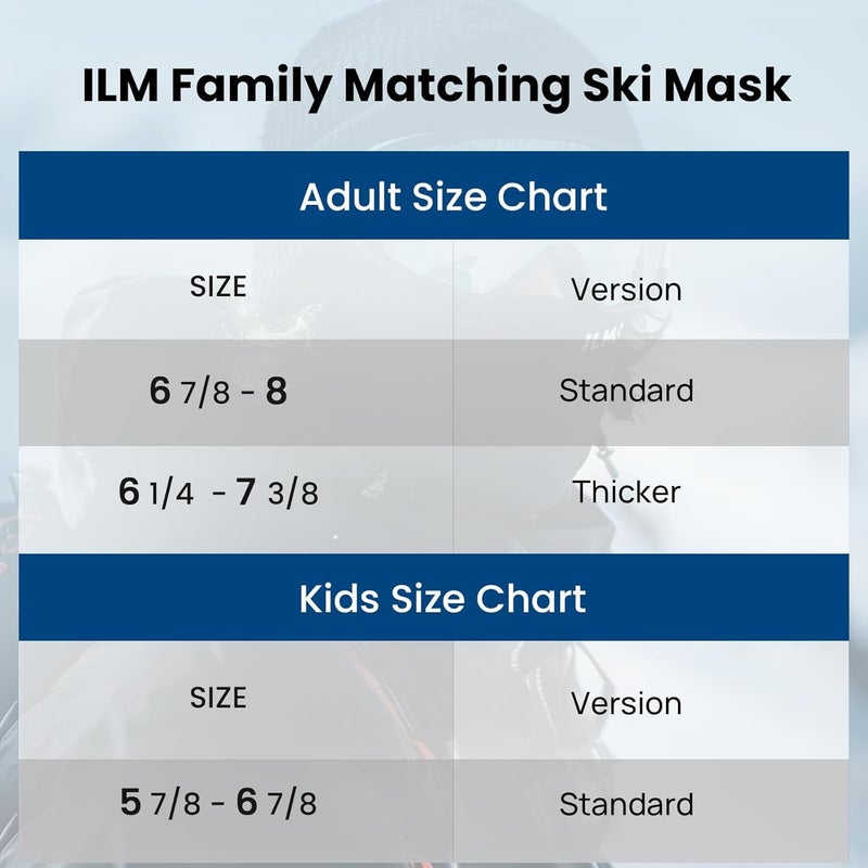 ILM Motorcycle Balaclava Face Mask for Ski Model FM01 - Image 2