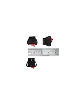 KNP KNP KCD4 16A 250VAC Red rocker switch is a high quality heavy duty switch commonly used for electrical control in various devices and appliances Its ergonomic design paired with a bright red rocker makes it easy to operate and ideal for high current applications.  - Image 2