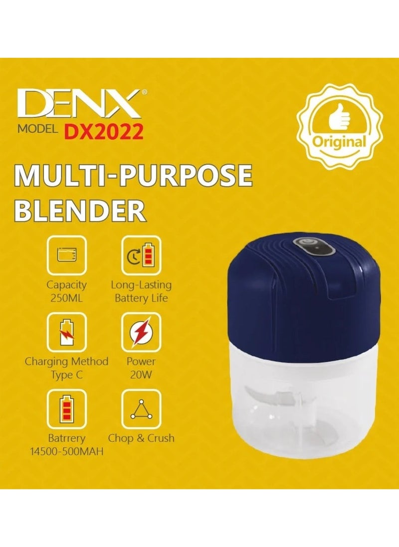 Denx Multi-Use Electronic Blender With A Capacity Of 250 Ml - Image 2