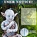 Vollence 17 inch Avatar Sleeping Full Body Silicone Baby Dolls Not Vinyl Dolls Navi Reborn Full Silicone Baby for Kid Boy - Image 4