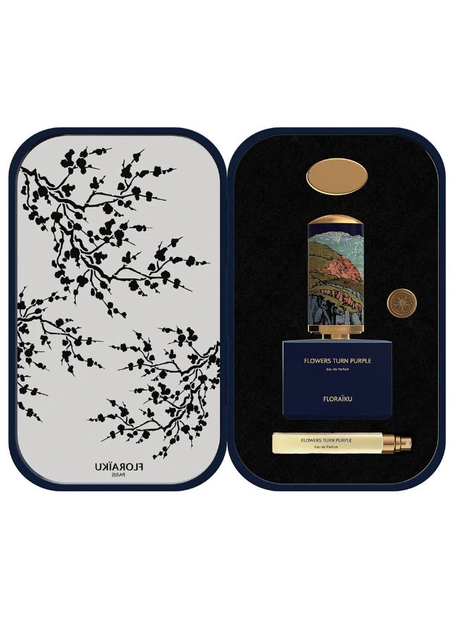 Floraiku Enigmatic Flowers Flowers Turn Purple (U) Set Edp 50ml + 10ml - Image 2