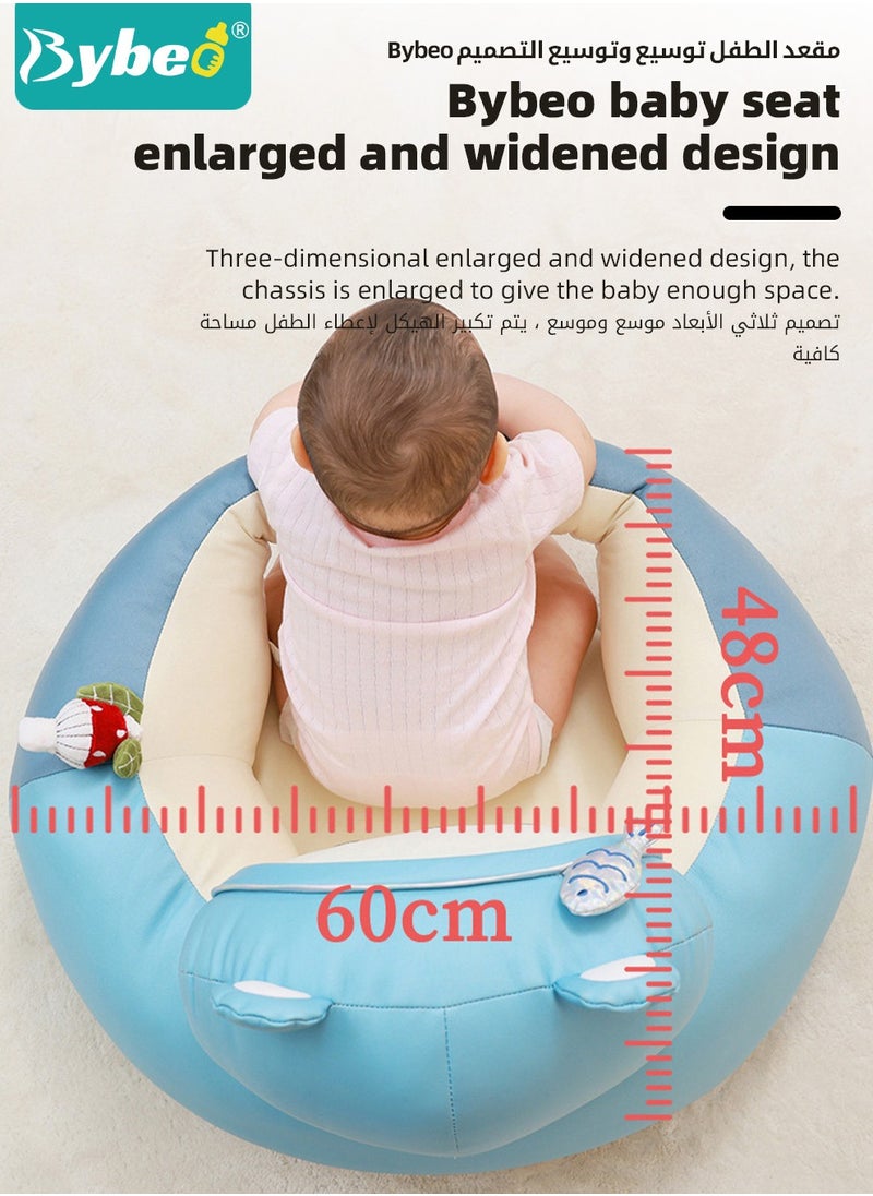 Bybeo Baby Sitting Support Seat Sofa, Baby Sofa Learn Sitting Chair, Baby Sitting Chair, Infant Sit-up Sofa, Infant Floor Seat With Back Support, Toddler Activity and Feeding Seat, Gift for Kids Boy Girl  - Image 5