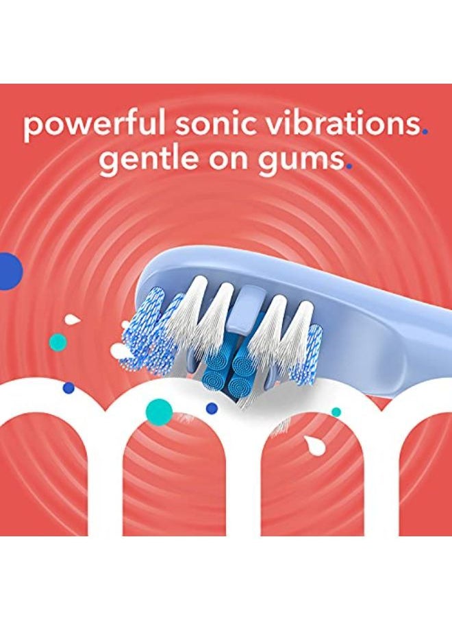 Colgate - Colgate Smart Electric Toothbrush Kit, Rechargeable Sonic Toothbrush With Travel Case & Bonus Replacement Brush Head, Blue - Image 1