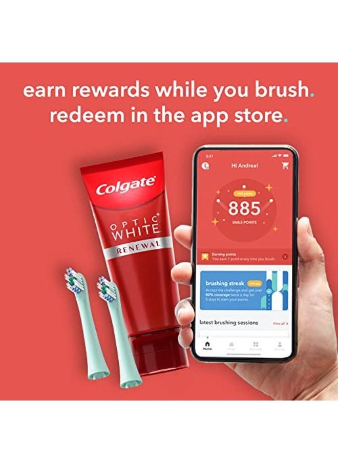 Colgate - Colgate Smart Electric Toothbrush Kit, Rechargeable Sonic Toothbrush With Travel Case & Bonus Replacement Brush Head, Blue - Image 1