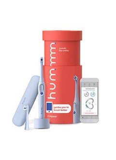 Colgate Smart Electric Toothbrush Kit, Rechargeable Sonic Toothbrush With Travel Case & Bonus Replacement Brush Head, Blue