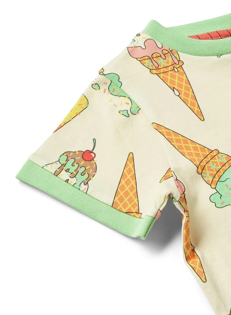 Småfolk T-shirt with ice cream