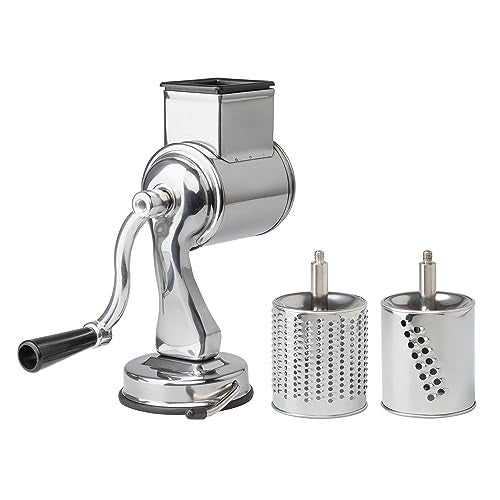 Fante's Fantes Cheese Grater with Suction-Base and 2 Drums, The Italian Market Original since 1906 - Image 1