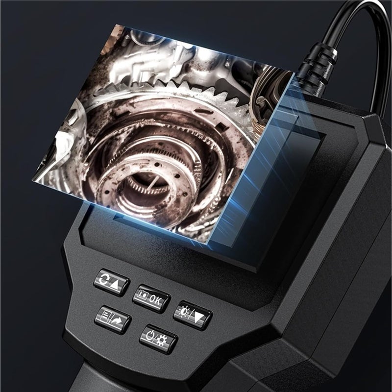 Borescope, Industrial Endoscope Handheld High-Definition Screen Car Inspection Instrument Pipeline Tool Probe - Image 3