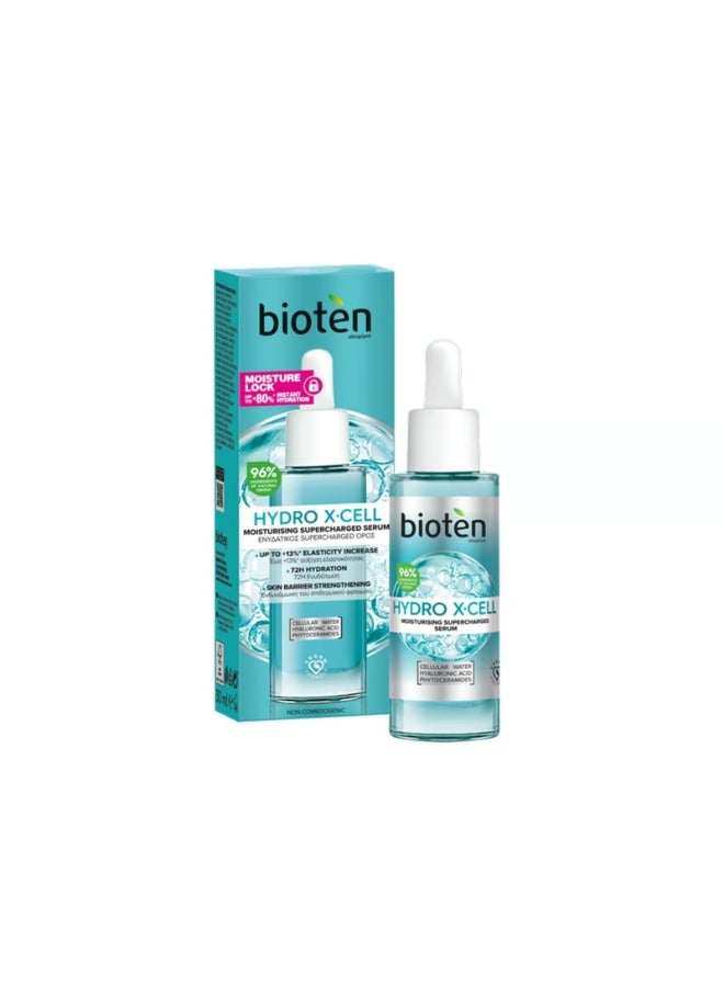 bioten Hydro X∙Cell Moisturizing Supercharged Serum 72h Hydration 30ml - Image 1
