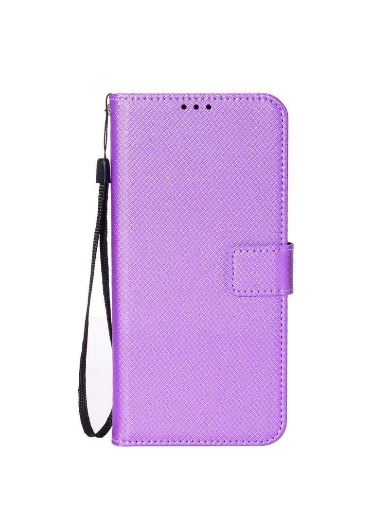 Infinix SMART 7 HD 4G Phone Case Cover with Full Body Camera Len Protector PU Leather Wallet Card Holder Shockproof Protective Back Cover with Release Hand Phone Holder Daily Video Kickstand  - Image 1