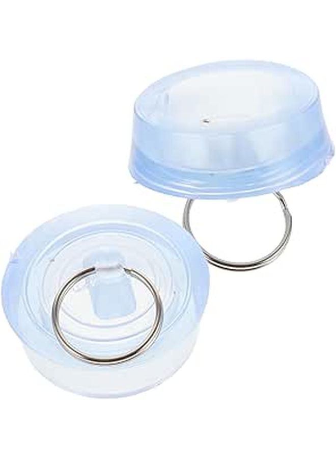 Set Of 2 Plastic Kitchen Sink Stoppers For Efficient Drain Water Control - Image 1