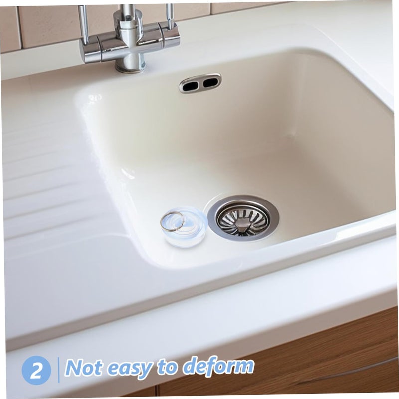 Set Of 2 Plastic Kitchen Sink Stoppers For Efficient Drain Water Control - Image 4