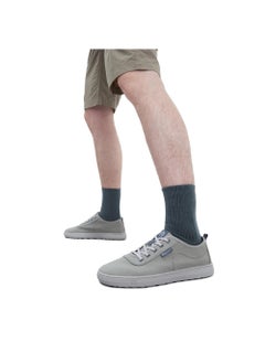 Men's Half Boots Chase Grey, Outventure, Breathable Canvas Upper, Soft Textile Lining, Secure Grip Sole, Comfortable and Stylish for Everyday Wear