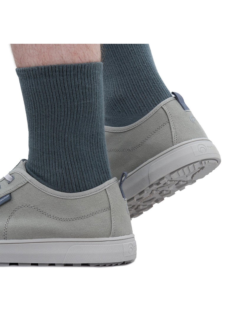 Outventure - Men's Half Boots Chase Grey, Outventure, Breathable Canvas Upper, Soft Textile Lining, Secure Grip Sole, Comfortable and Stylish for Everyday Wear - Image 1
