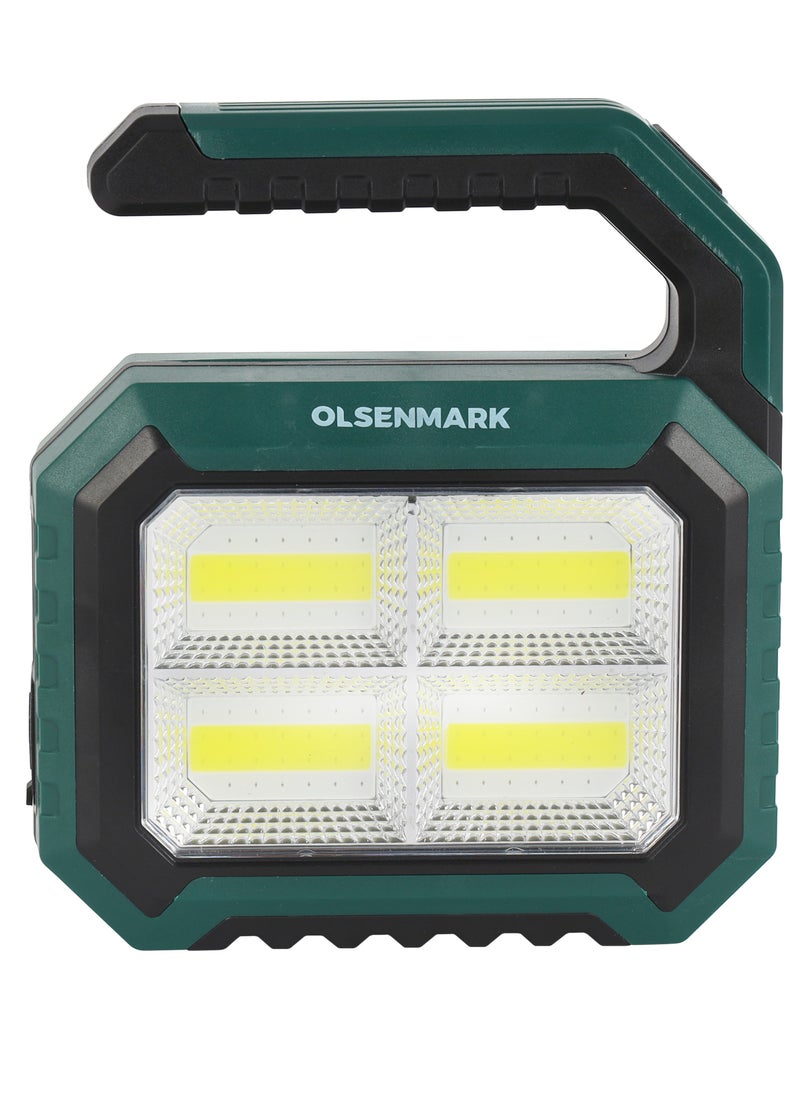 Olsenmark Olsenmark COB LED Light with Solar- OME2840, Advanced Technology, Efficient Performance, Convenient Charging and Double Flashlight Design, 9 Hours Continuous Working  - Image 2