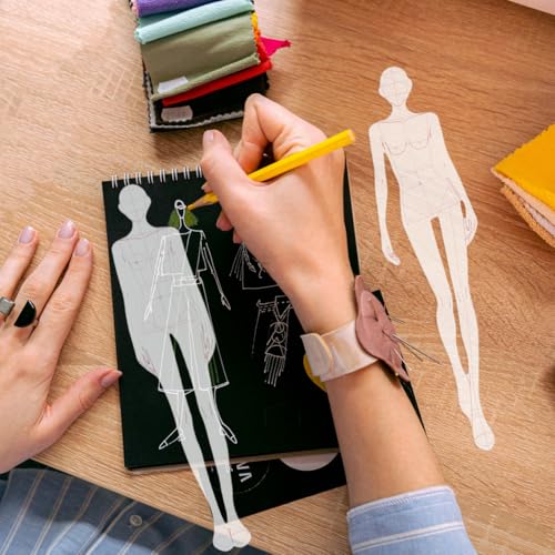 ULTNICE 4pcs Plastic Drawing Template Ruler Set Woman Sewing Patterns Curve Rulers Sketching Templates Ruler for Women Sewing Patchwork - Image 2