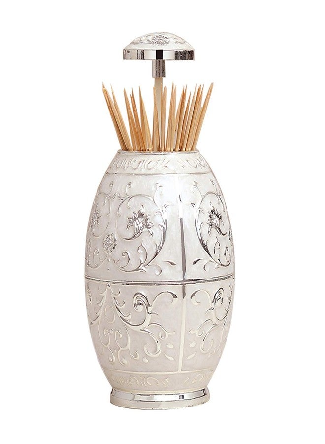 VANTIYAUS Toothpick Holder, Jeweled Royal Vase Toothpick Holder for Medieval or Kitchen Table Decor Sculptures As Decorative Toothpick Case Gifts - Image 1