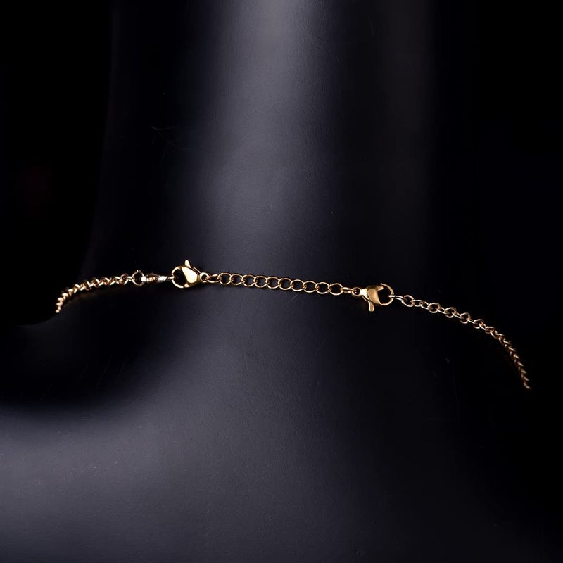 KLSZ 5Pcs Gold Stainless Steel Necklace Extender Chain Necklace Extenders for Bracelet Anklet Stainless Steel Chain Extenders for Jewelry Making (2in 3in 4in 5in 6in) - Image 3