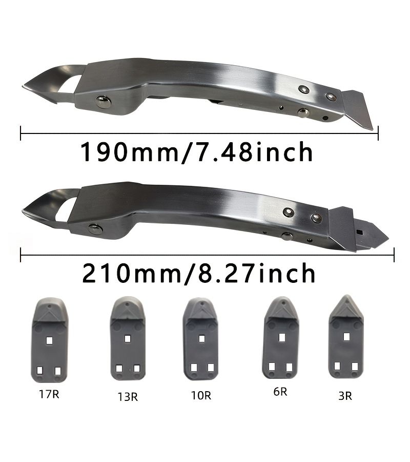 Stainless Steel Caulking Remover Tool Kit 4 in 1 for Bathroom Kitchen Floor Seal - Image 3
