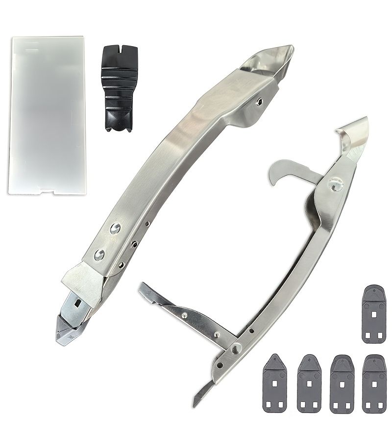 Stainless Steel Caulking Remover Tool Kit 4 in 1 for Bathroom Kitchen Floor Seal - Image 1