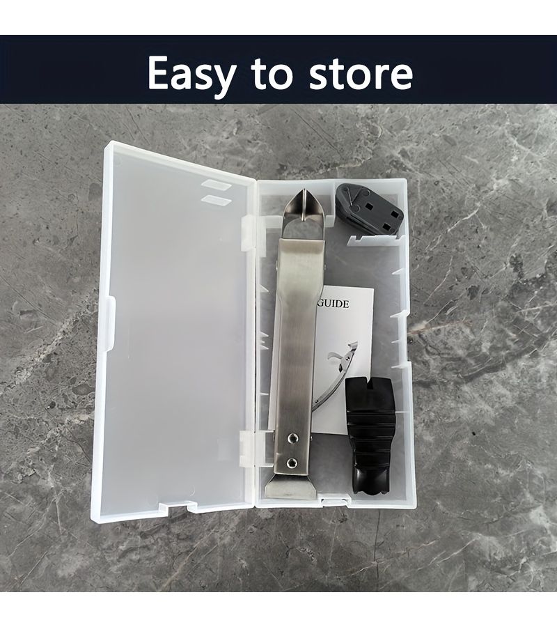 Stainless Steel Caulking Remover Tool Kit 4 in 1 for Bathroom Kitchen Floor Seal - Image 5