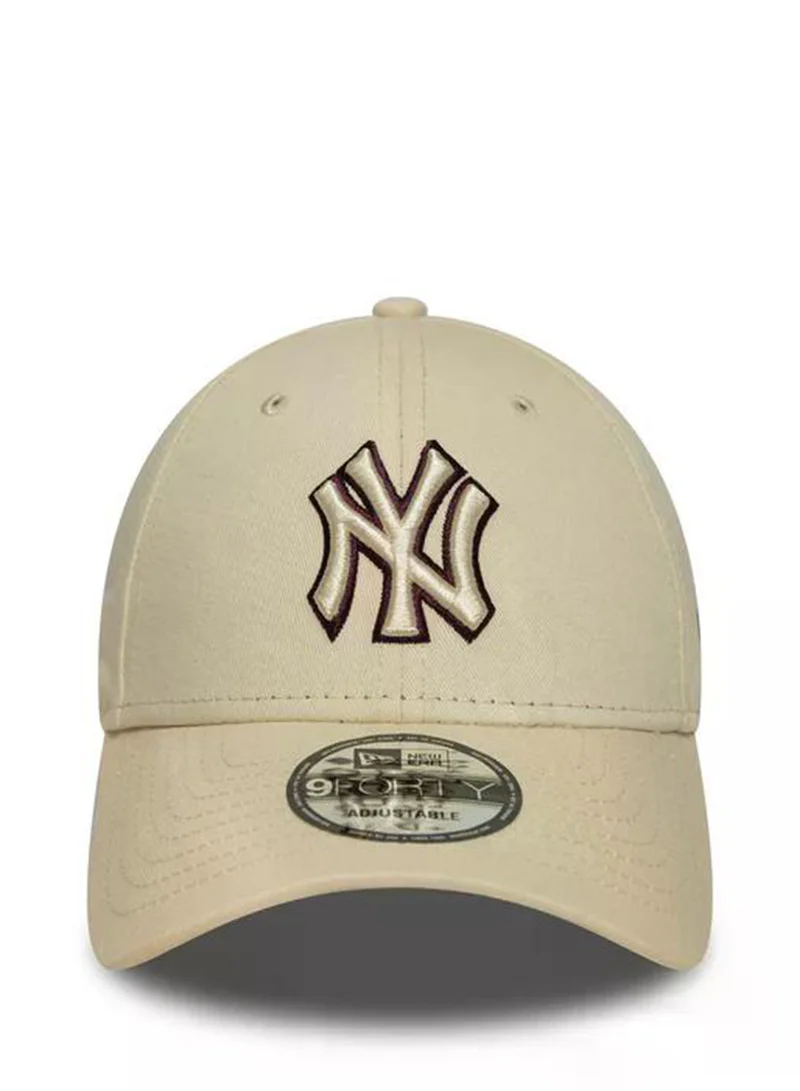 نيو ايرا 9Forty Team Outline New York Yankees Cap