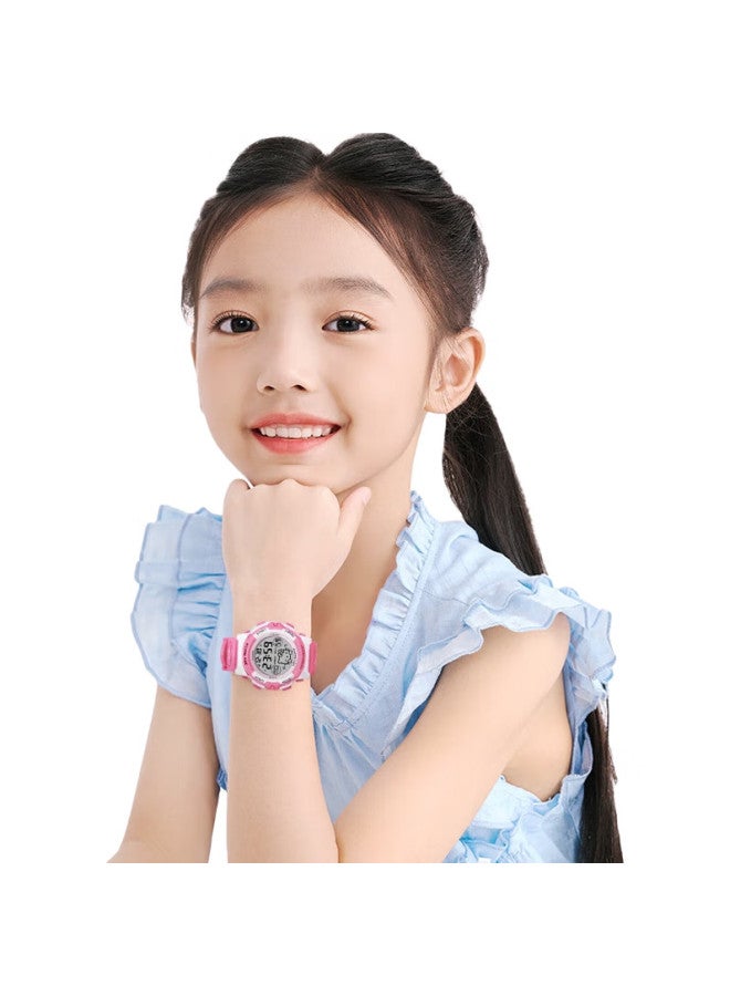 Hello Kitty ساعة هالو كيتي للأطفال للبنات، طلاب المدارس الابتدائية، مقاومة للماء، مضيئة، ساعة معصم إلكترونية لطيفة، هدية، 3052 هالو كيتي - Image 3