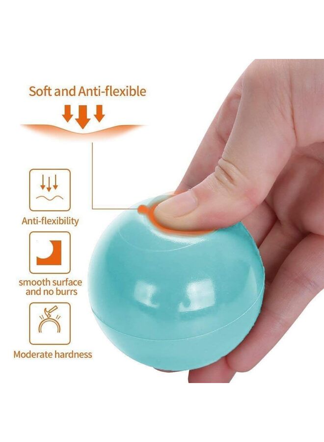 100PCS Ball Pit Balls for Toddlers, Crush Proof Plastic Toy Balls for Ball Pit, Children's Pool Water Toys, Macaron Ocean Balls for Play Tent - Image 2