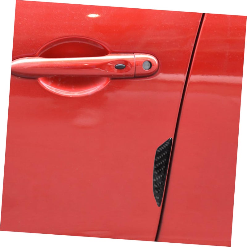 Silver 4Pcs Car Door Protector Scratch Bumper Strip Easy Installation for Cars Trucks SUVs - Image 3