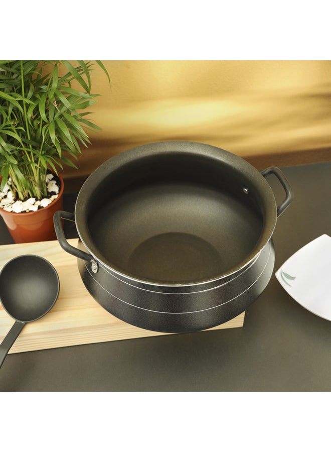 Royalford Nonstick Handi Casserole With Lid Black 26cmcm - Image 4