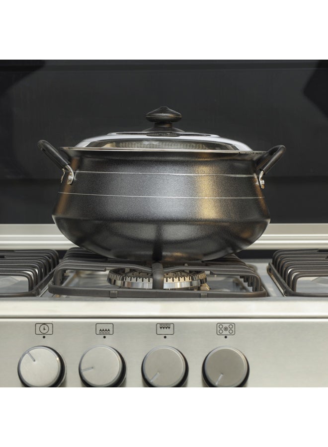 Royalford Nonstick Handi Casserole With Lid Black 26cmcm - Image 3