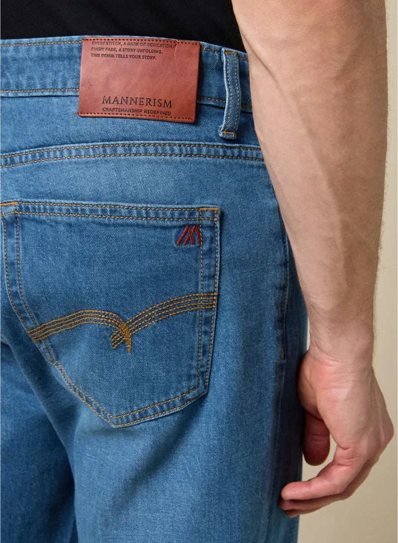 MANNERISM  The Heritage Denim Comfort Fit Jeans for Men | Best Price UAE