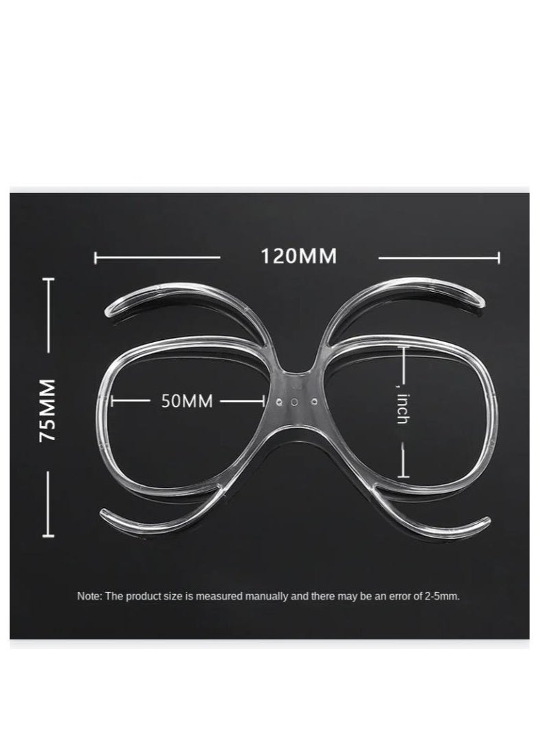 Generic - Ski Goggles RX Insert Optical Adaptor and Snowboard Goggle for Glasses Wearers Universal Size Inner Frame Motorcycle 4 Pieces - Image 1