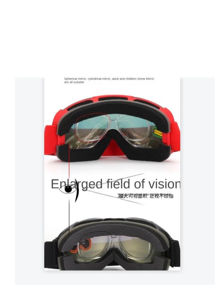 Generic - Ski Goggles RX Insert Optical Adaptor and Snowboard Goggle for Glasses Wearers Universal Size Inner Frame Motorcycle 4 Pieces - Image 1