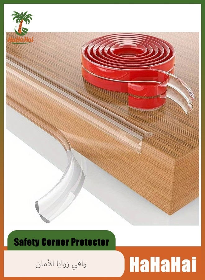 هاهاهاي (3Mx1.5CM) سيليكون PVC واقيات الحواف والزوايا،السلامة حامي الزاوية،الجداول حراس الزاوية سلامة الطفل، لينة سيليكون الوفير قطاع لزوايا حادة من خزائن الجداول الأدراج - Image 1